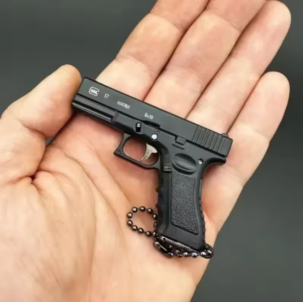 Mini Metal G17 Keychain
