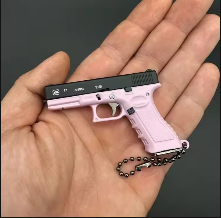 Mini Metal G17 Keychain